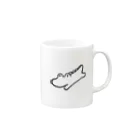 Pukutomo（ぷくとも）のワニくん Mug :right side of the handle