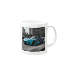 スターキャドウのかっこいい車のグッズ Mug :right side of the handle