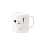 ハナのお店のハトを出す手品 Mug :right side of the handle