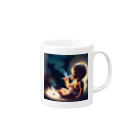 Baby smokerのBabyくん Mug :right side of the handle