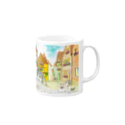 YOKO KOBAYASHIのニャンズ旅行記🇩🇪ドイツ Mug :right side of the handle