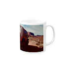 SexyJeepのモアブコレクション　ホワイトリム02 Mug :right side of the handle