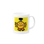 ピヨ☆ショップのピヨ侍のピヨ太郎 Mug :right side of the handle