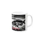 kenmzareonの魚やで Mug :right side of the handle