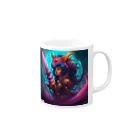 AI.comのAIびじょモンアート Mug :right side of the handle