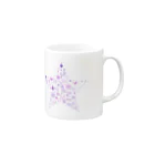 べての星型宇宙 Mug :right side of the handle