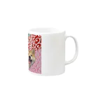 mameikurinの豆柴おもしろ３兄妹 Mug :right side of the handle