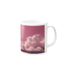 usaのピンク空☁️ Mug :right side of the handle