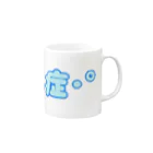 血眼ショップのふみん症！グッズ Mug :right side of the handle