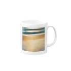 moribouの海岸線のイラストグッズ Mug :right side of the handle