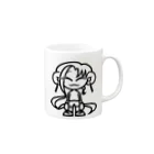 ZAKIWOMISEのちいちゃリュウ Mug :right side of the handle