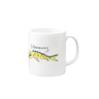 HILOMIOのもささうるす Mug :right side of the handle