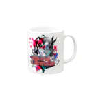 岩村月子SUZURI店のMangaArtist vs Demetation Mug :right side of the handle