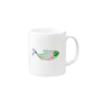 mumusの魚　water drop Mug :right side of the handle