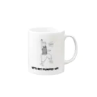 ゆるたいむかんぱにーのLET’S GET PUMPED UP! Mug :right side of the handle