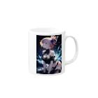 RGセクシーガールの金髪美少女 Mug :right side of the handle