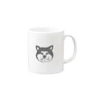 naokoyaの秋田犬マグカップ Mug :right side of the handle