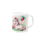 ドリームベリーの🍓ドリームベリーちゃん🍓 Mug :right side of the handle