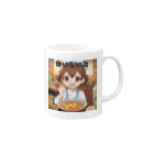 jukeのかわいいお料理アート！ Mug :right side of the handle