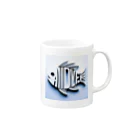 アジンガーのアジラバスケルトン Mug :right side of the handle