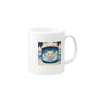 ふるふるアニマルのふるふるハムスター Mug :right side of the handle