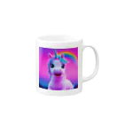 unicorn_dreamsのわたしミライから来たユニ Mug :right side of the handle