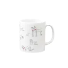 すこーし売るクマのおじさんいぬマグカップ Mug :right side of the handle