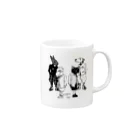 NEOJAPANESESTYLE                               のanimals Mug :right side of the handle