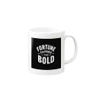 Nexa Official Shop のFortune Favors The Bold マグカップの取っ手の右面