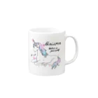 Aangel444Mのunicorn🦄 Mug :right side of the handle