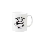 aoyama1964のダンスタイムパンダ Mug :right side of the handle