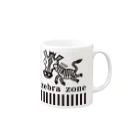 kamono84009のzebra zone Mug :right side of the handle