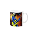 宇宙開発デザイン科の28世紀のギタリスト Mug :right side of the handle