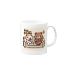 miketherockのゆるゆる休日Tシャツ Mug :right side of the handle