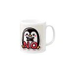 ぷにぷにのゆるゆるペンギン Mug :right side of the handle