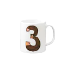 すみかわ＄てっぺいの３ゴリラ Mug :right side of the handle