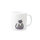 kgymのスーツ猫 Mug :right side of the handle