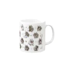 Small Animals Family Apparel Storeのデグーマグカップ WH Mug :right side of the handle