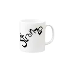 Stronzo(ストロンツォ)のStrozoロゴ Mug :right side of the handle