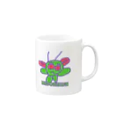 放課後等デイサービス ライフステップ創のMIDORI KUN(みどりくん) Mug :right side of the handle