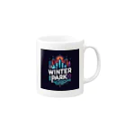 Lock-onの【WINTER PARK】VOL.01 Mug :right side of the handle