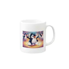 MistyStarkのペンギンダンス Mug :right side of the handle