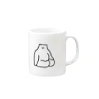 ふんちゃいこのゴツいこまざわ Mug :right side of the handle