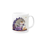 kohakuryuの大怪獣　にゃおん Mug :right side of the handle