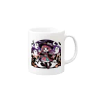 ArtifyGoodsのハロウィンの魔法少女 Mug :right side of the handle