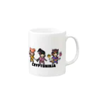 みたらし団子のふたたまちゃんのクリプトニンジャ Mug :right side of the handle