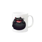 にゃんたれのふとっちょ笑猫プラッシュ Mug :right side of the handle