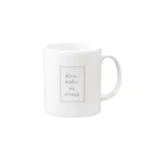 Love makes me strongのlove makes me strong Mug :right side of the handle