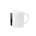 Hisaotanの夜空の瞬きと猫の不思議な出会い Mug :right side of the handle