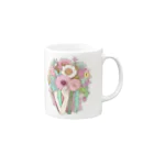 Unicorn0のFlower Mug :right side of the handle